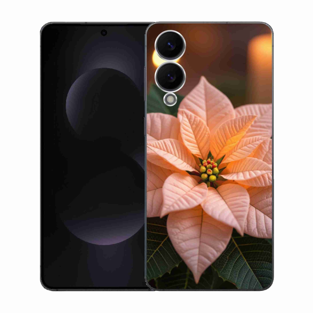 Gelový kryt mmCase na Samsung Galaxy S25 Edge - vánoční hvězda