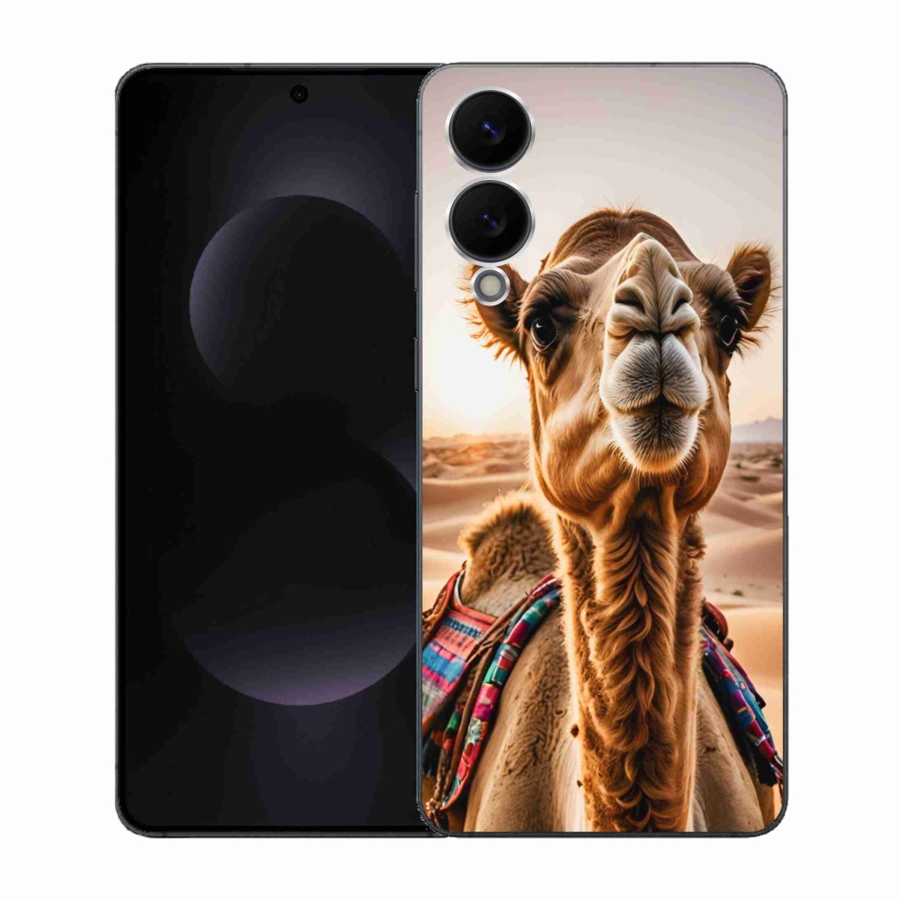 Gelový kryt mmCase na Samsung Galaxy S25 Edge - velbloud