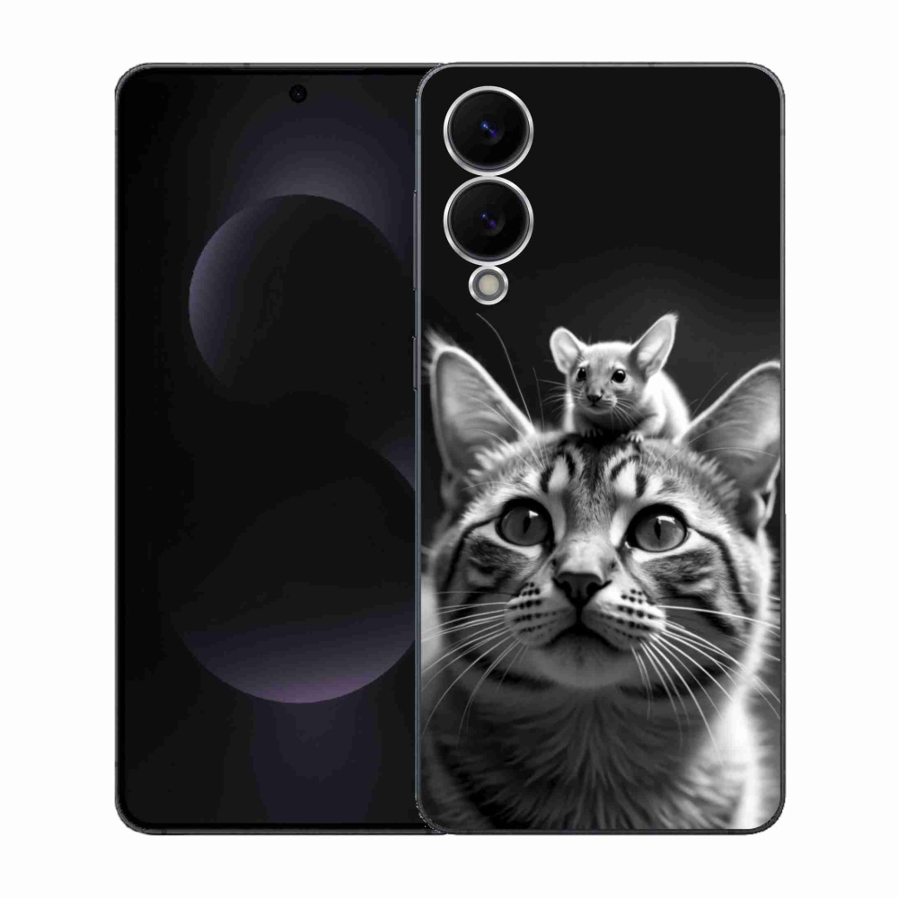 Gelový kryt mmCase na Samsung Galaxy S25 Edge - zvířecí přátelství 2