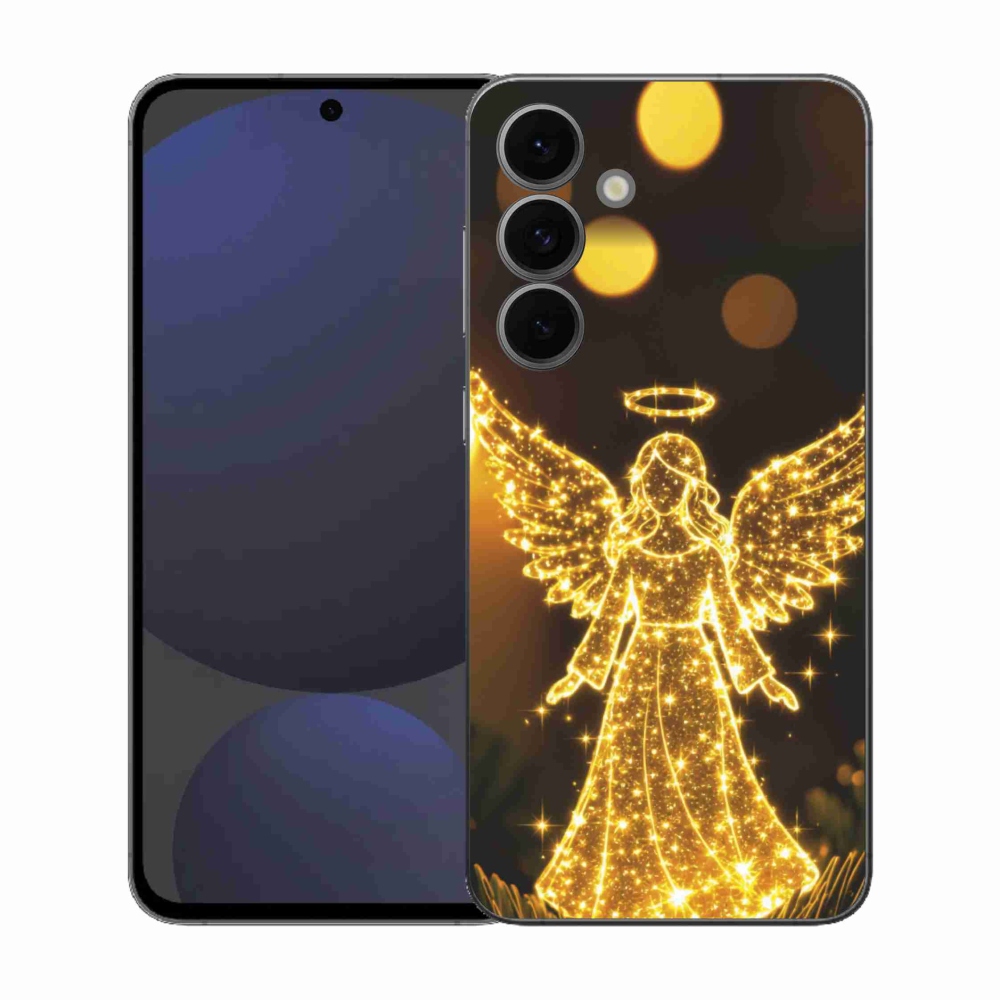 Gelový kryt mmCase na Samsung Galaxy S25 FE - anděl