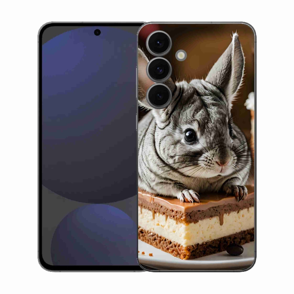 Gelový kryt mmCase na Samsung Galaxy S25 FE - činčila