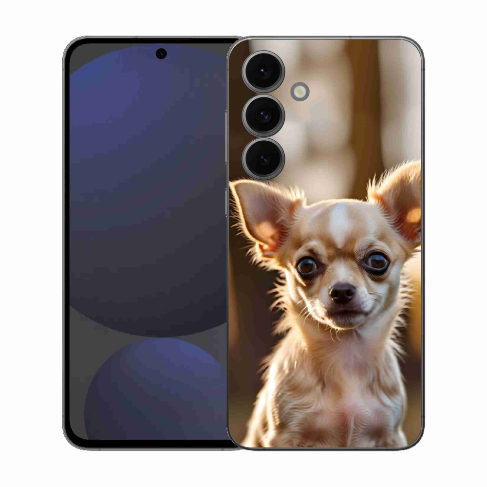 Gelový kryt mmCase na Samsung Galaxy S25 FE - čivava 6