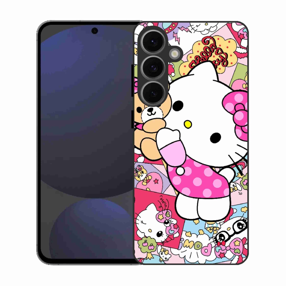 Gelový kryt mmCase na Samsung Galaxy S25 FE - cute kitty