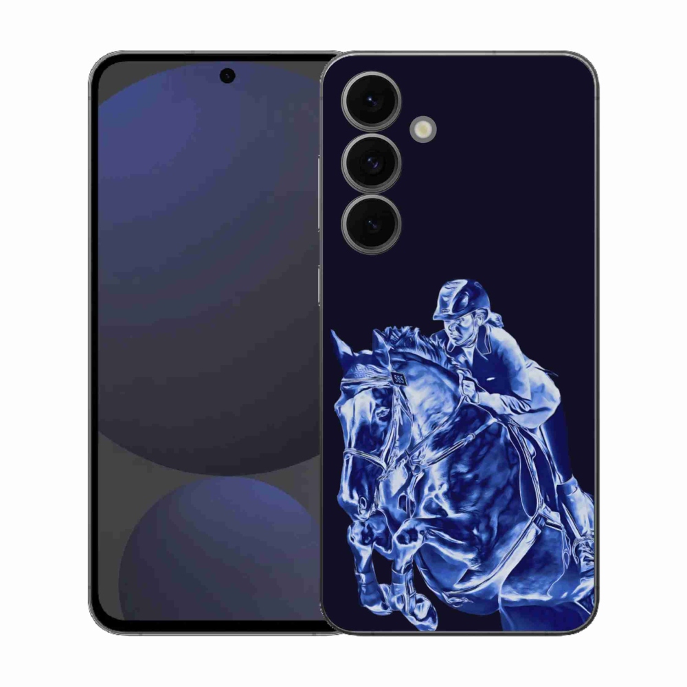 Gelový kryt mmCase na Samsung Galaxy S25 FE - dostihový kůň