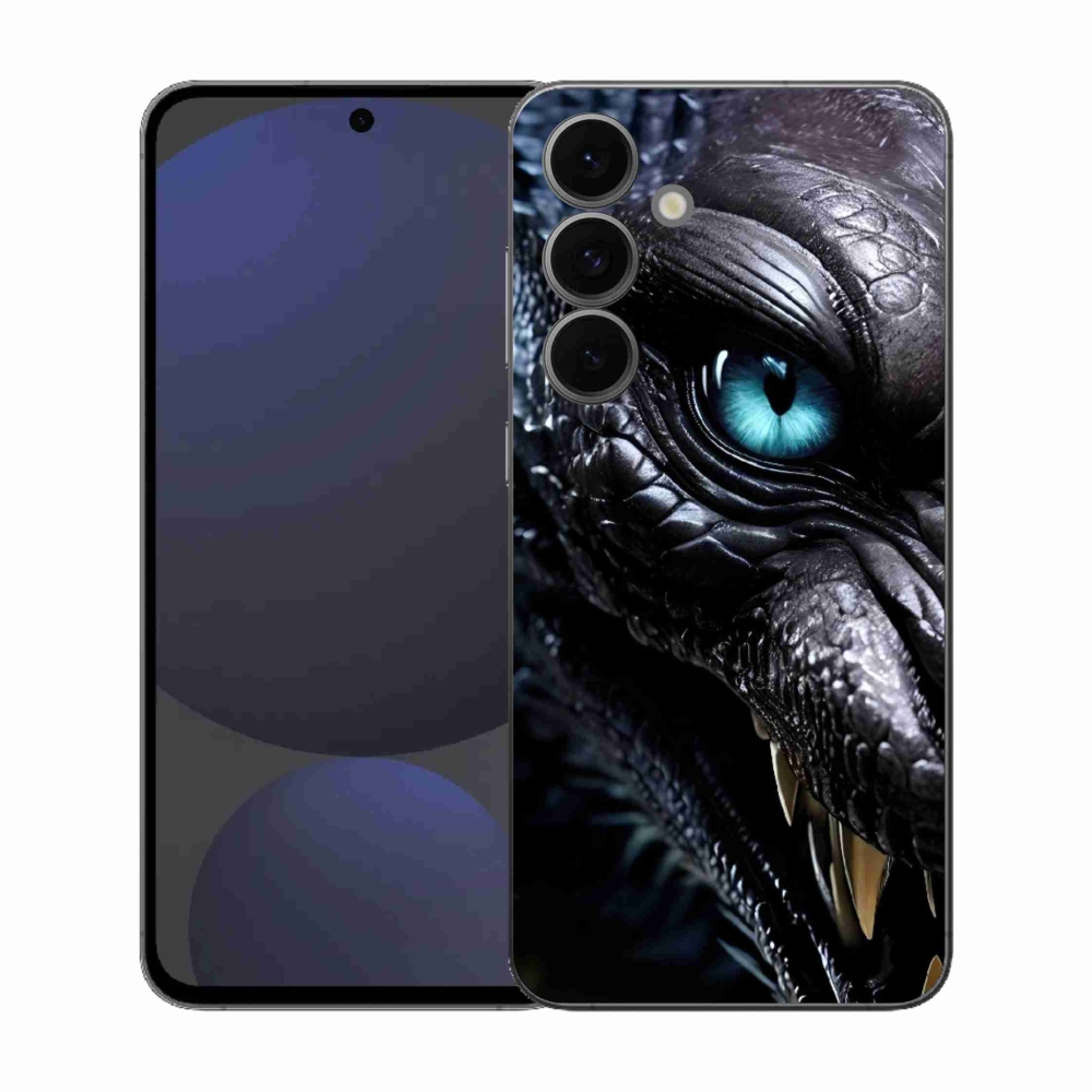 Gelový kryt mmCase na Samsung Galaxy S25 FE - dračí pohled