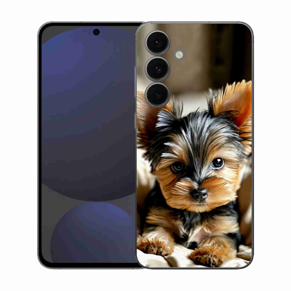 Gelový kryt mmCase na Samsung Galaxy S25 FE - jorkšír 11