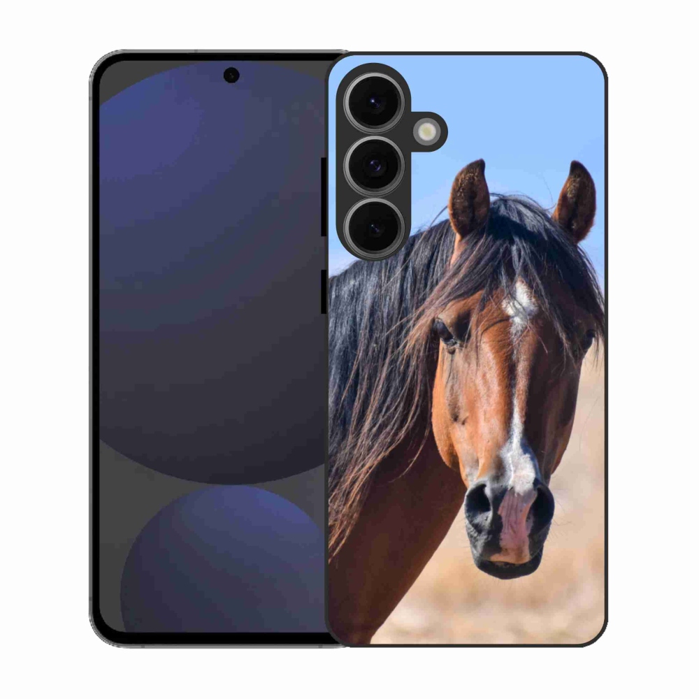 Gelový kryt mmCase na Samsung Galaxy S25 FE - klidný kůň