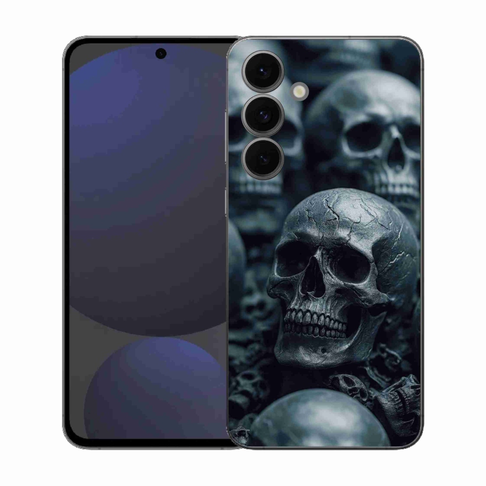 Gelový kryt mmCase na Samsung Galaxy S25 FE - lebka 2