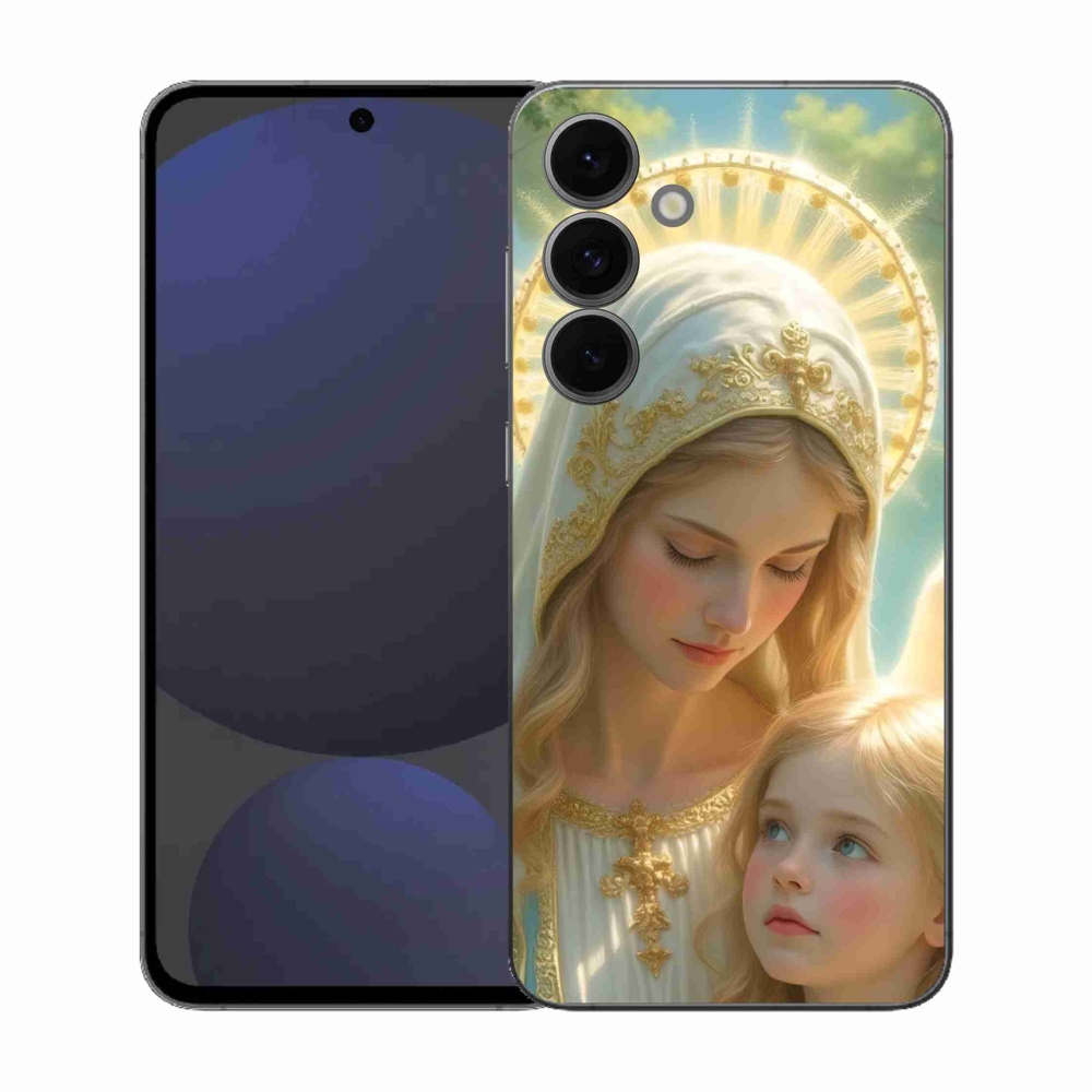 Gelový kryt mmCase na Samsung Galaxy S25 FE - náboženský motiv 2