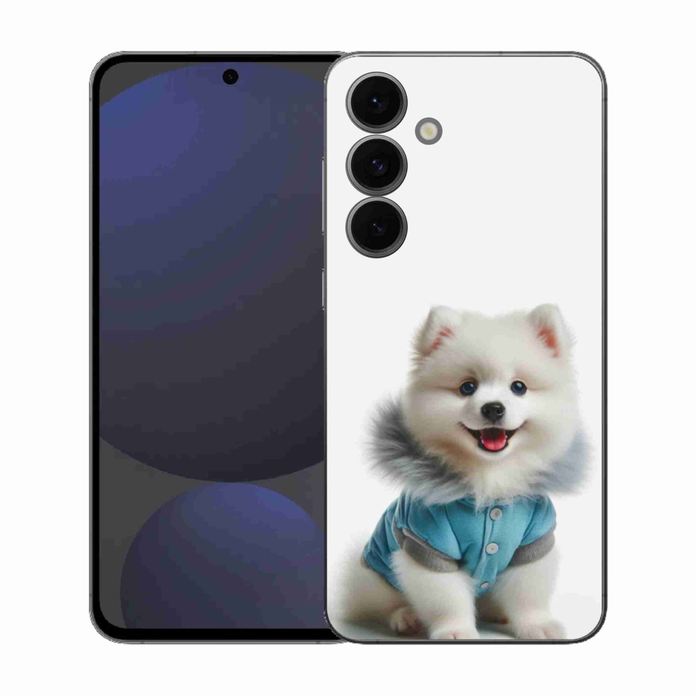 Gelový kryt mmCase na Samsung Galaxy S25 FE - pomeranian