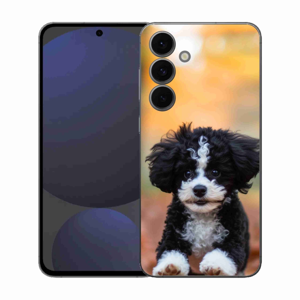 Gelový kryt mmCase na Samsung Galaxy S25 FE - roztomilé štěně 2