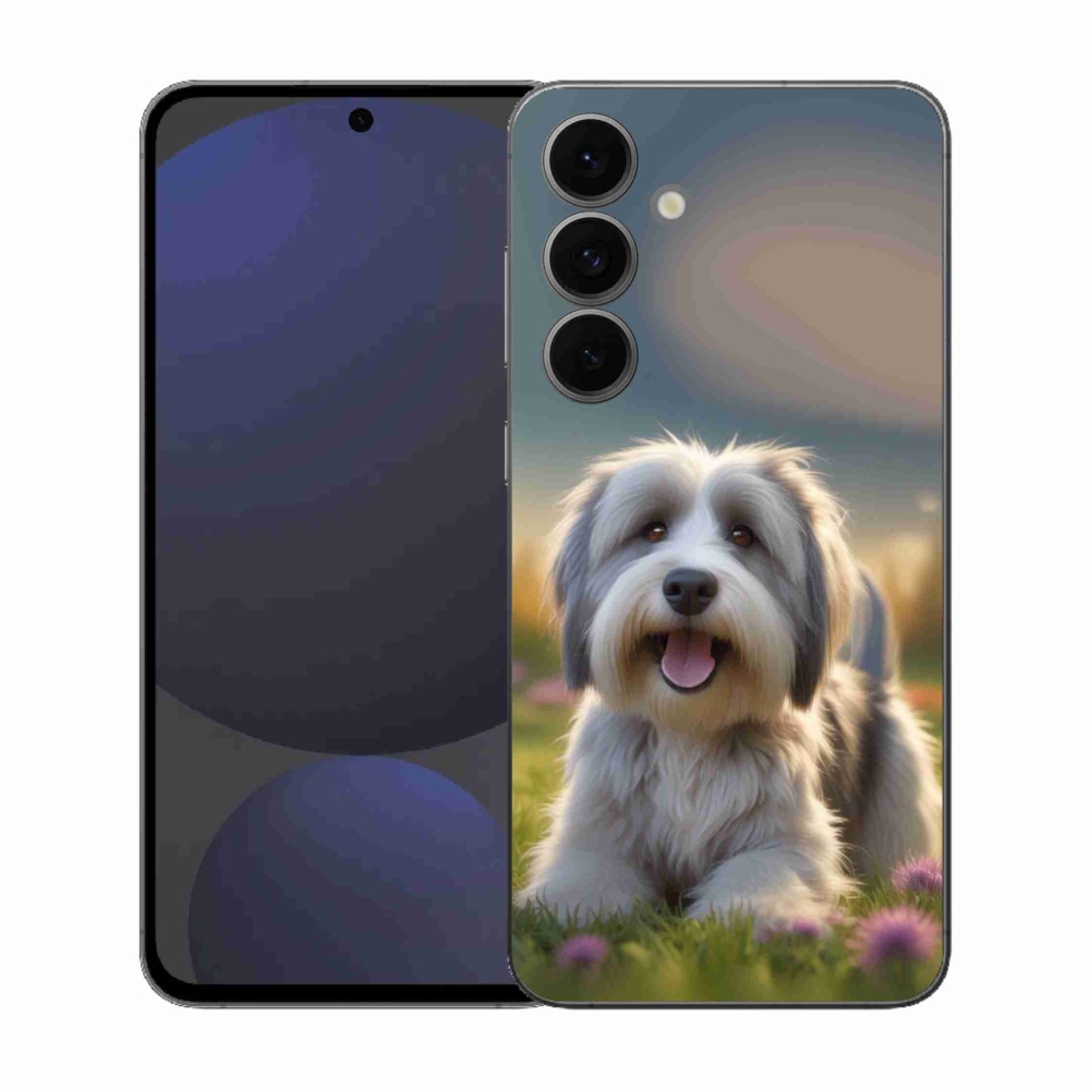 Gelový kryt mmCase na Samsung Galaxy S25 FE - roztomilý havanský psík