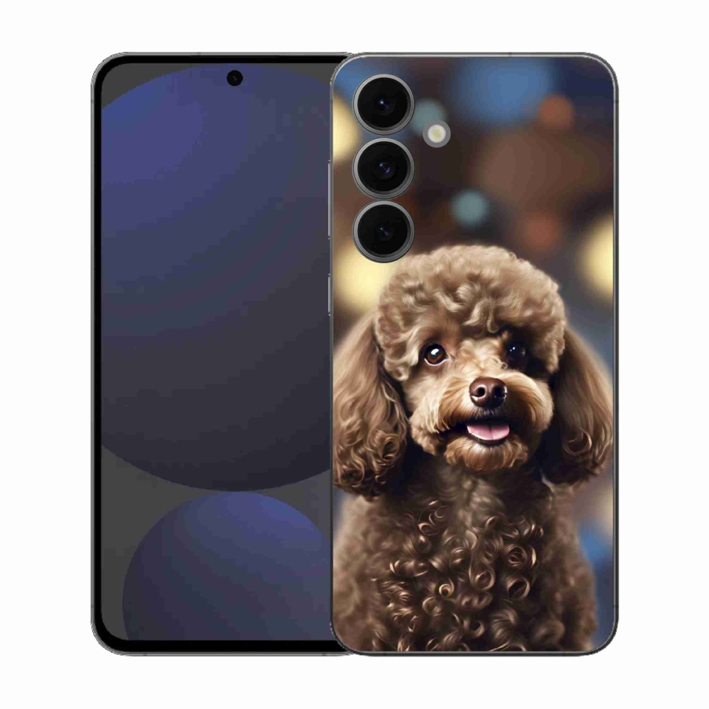 Gelový kryt mmCase na Samsung Galaxy S25 FE - roztomilý pudl