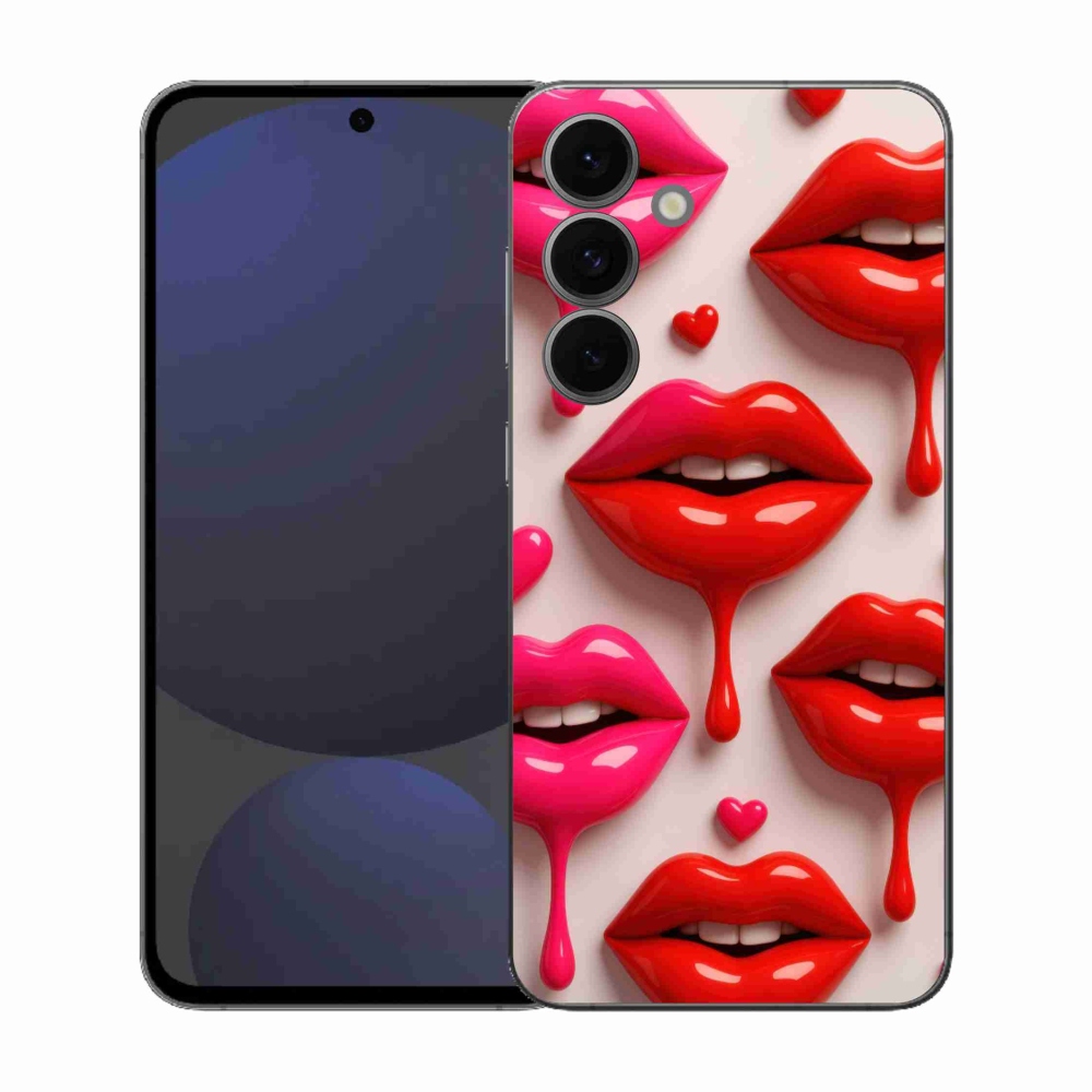 Gelový kryt mmCase na Samsung Galaxy S25 FE - rty 2