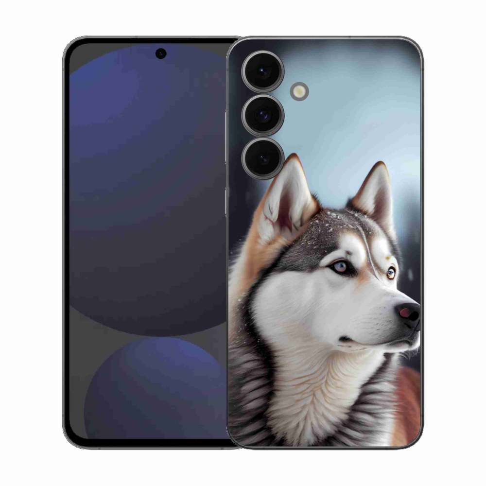 Gelový kryt mmCase na Samsung Galaxy S25 FE - sibiřský husky