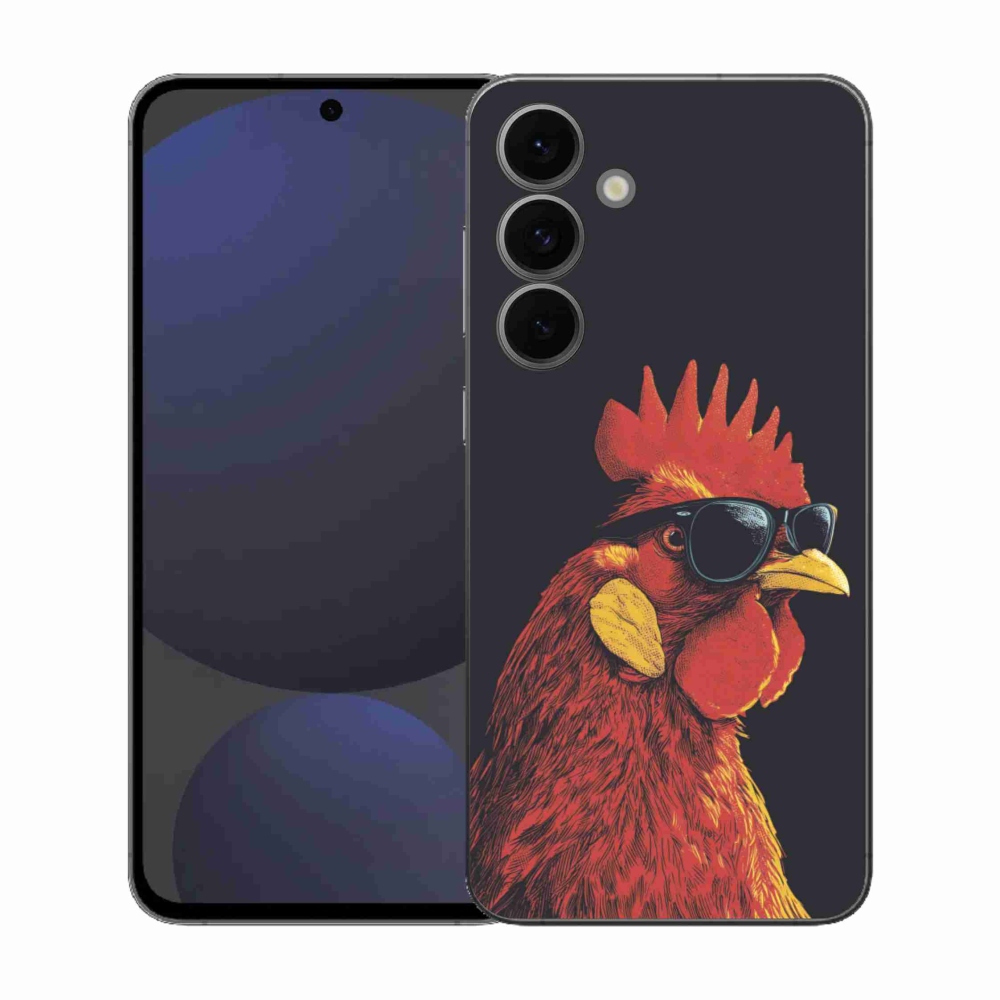 Gelový kryt mmCase na Samsung Galaxy S25 FE - stylový kohout