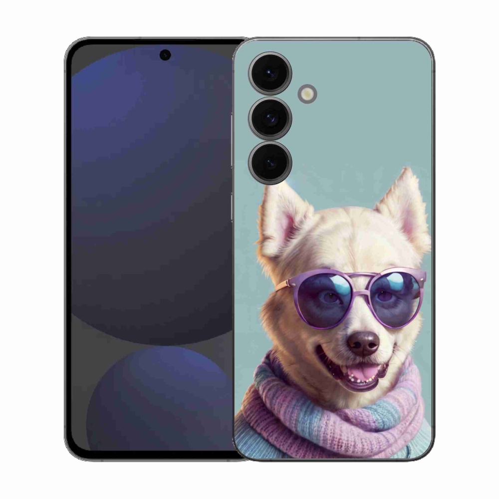 Gelový kryt mmCase na Samsung Galaxy S25 FE - stylový německý špic