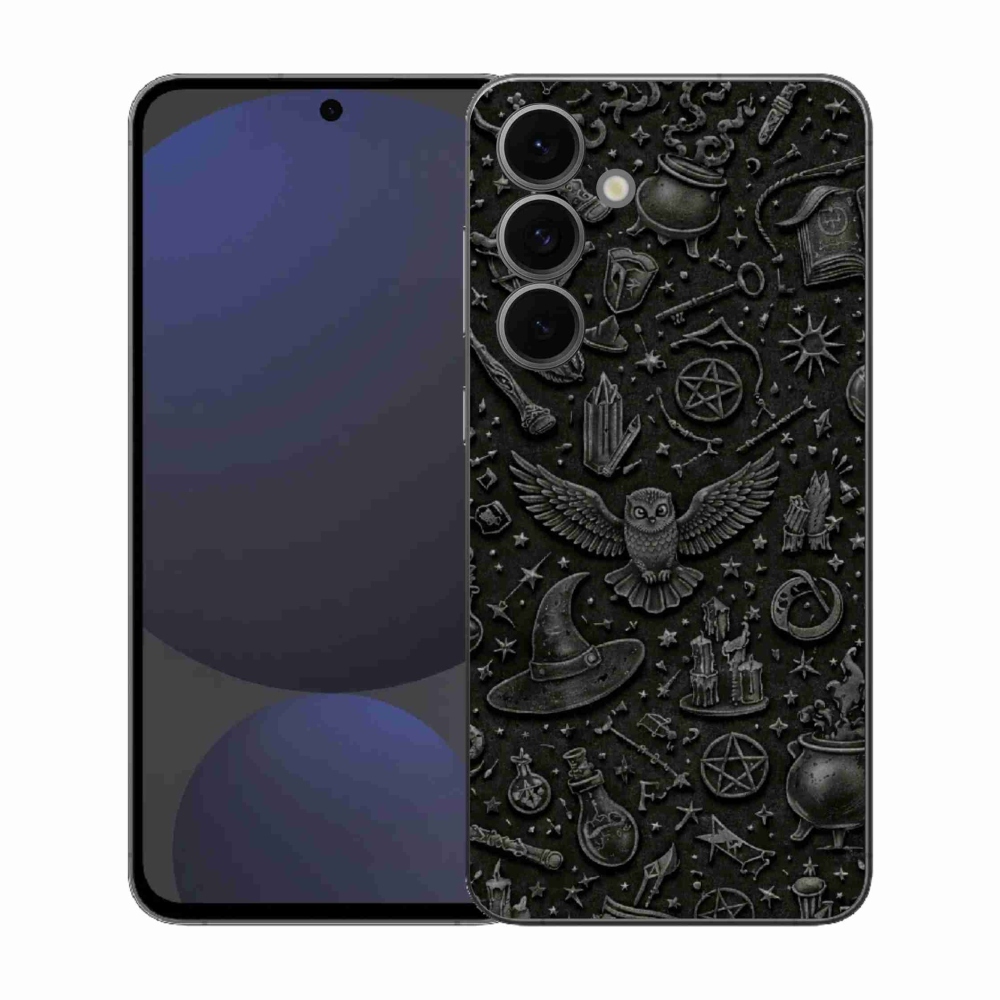 Gelový kryt mmCase na Samsung Galaxy S25 FE - tmavý magický svět