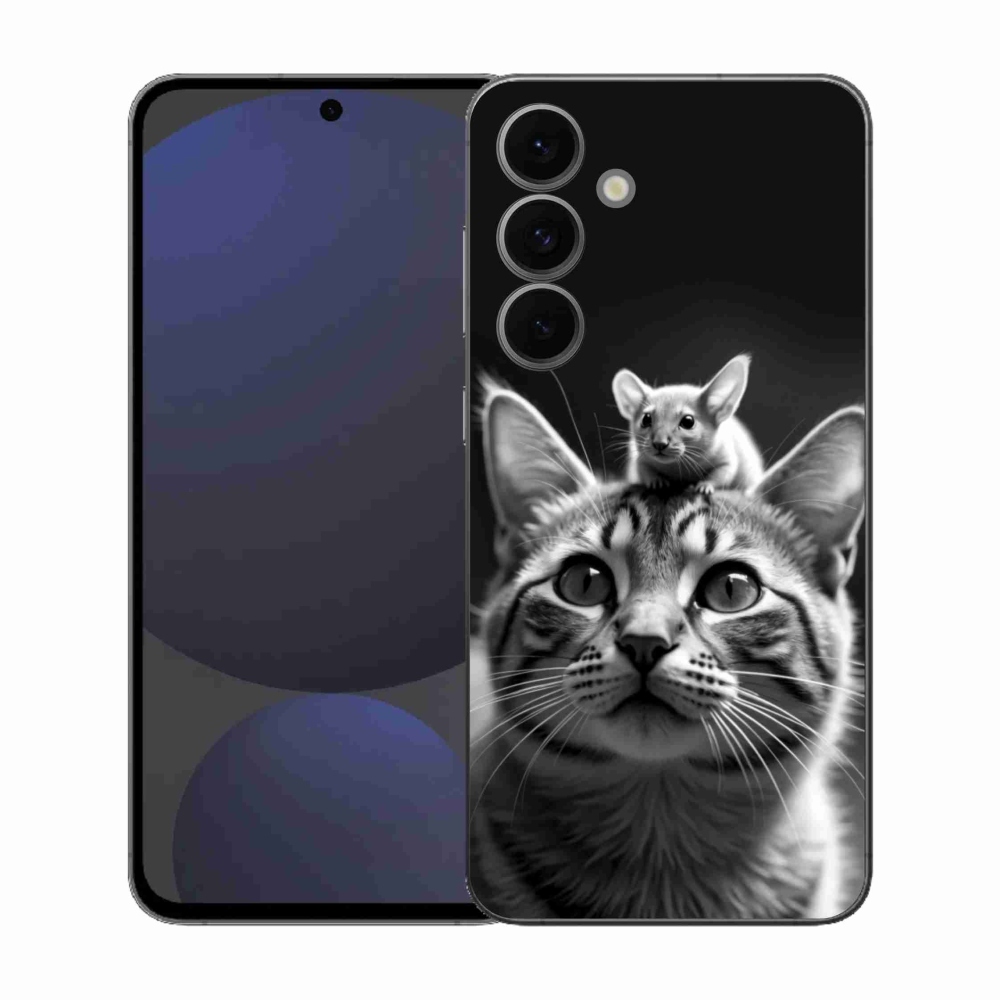 Gelový kryt mmCase na Samsung Galaxy S25 FE - zvířecí přátelství 2