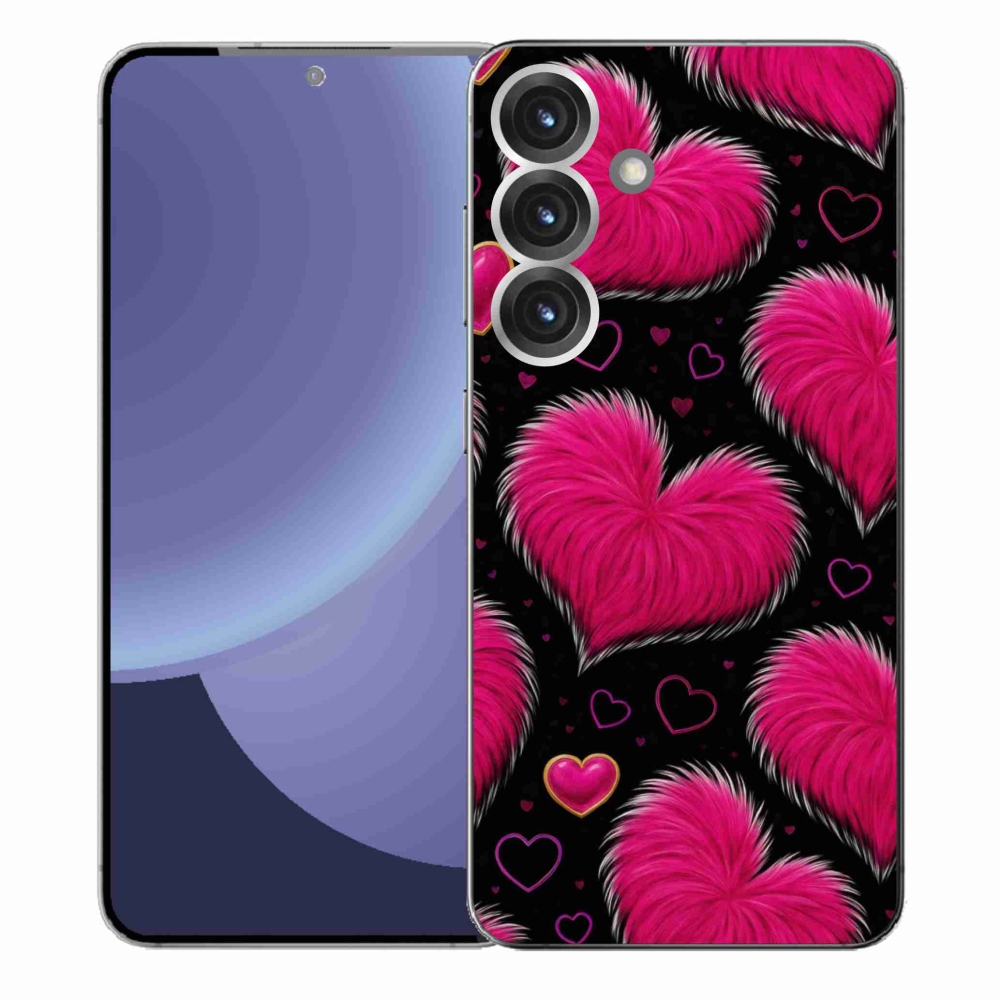 Gelový kryt mmCase na Samsung Galaxy S25+ - hebká srdce