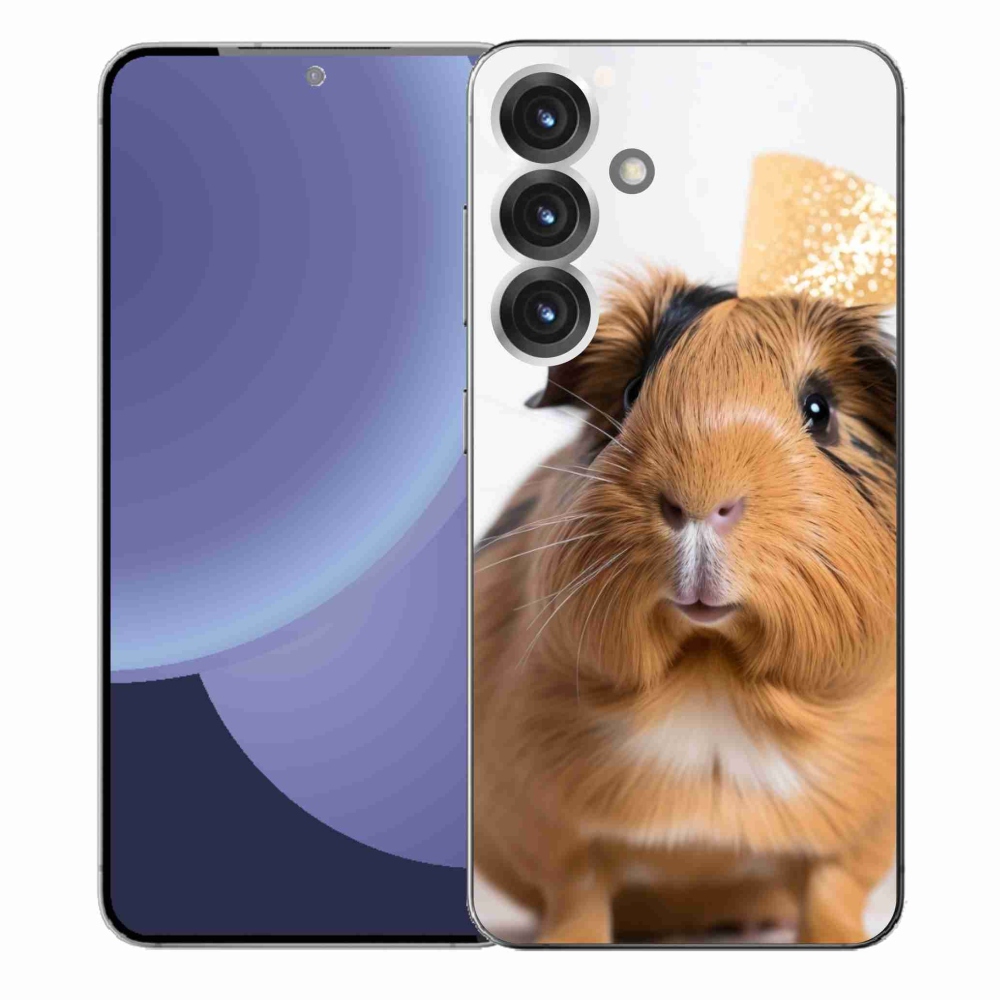 Gelový kryt mmCase na Samsung Galaxy S25+ - hnědé morče