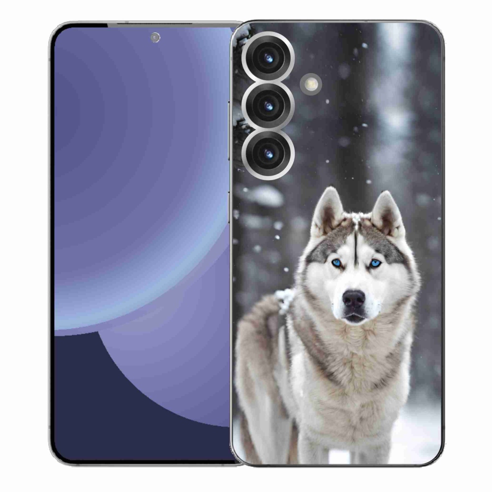 Gelový kryt mmCase na Samsung Galaxy S25+ - husky 2