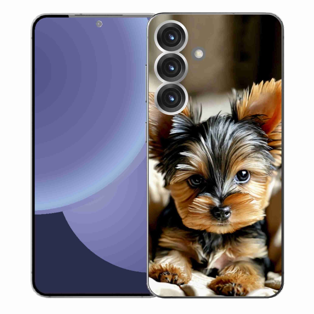 Gelový kryt mmCase na Samsung Galaxy S25+ - jorkšír 11