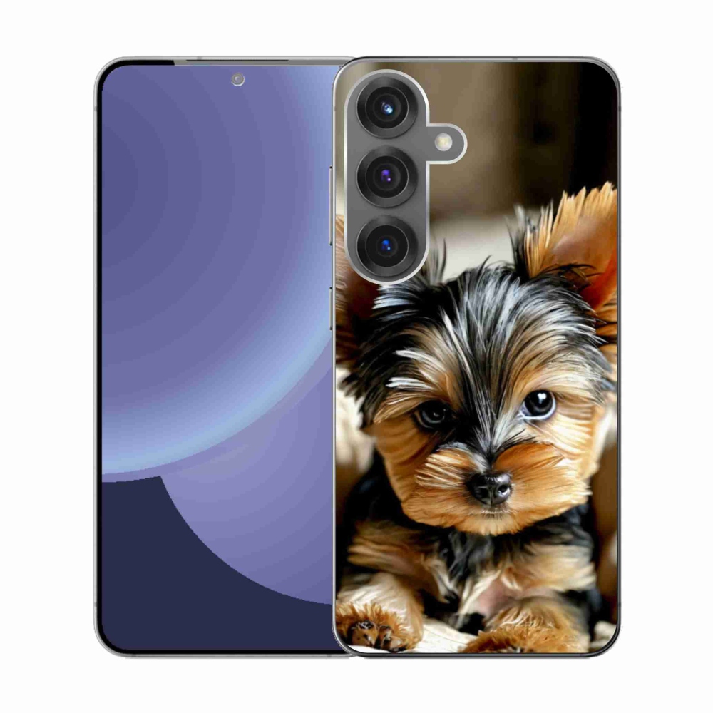 Gelový kryt mmCase na Samsung Galaxy S25 - jorkšír 11