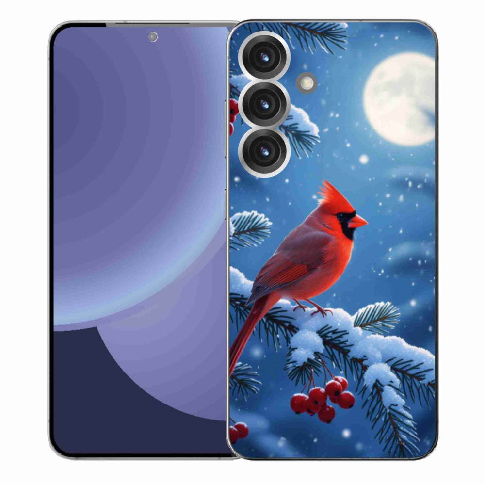 Gelový kryt mmCase na Samsung Galaxy S25+ - kardinál červený