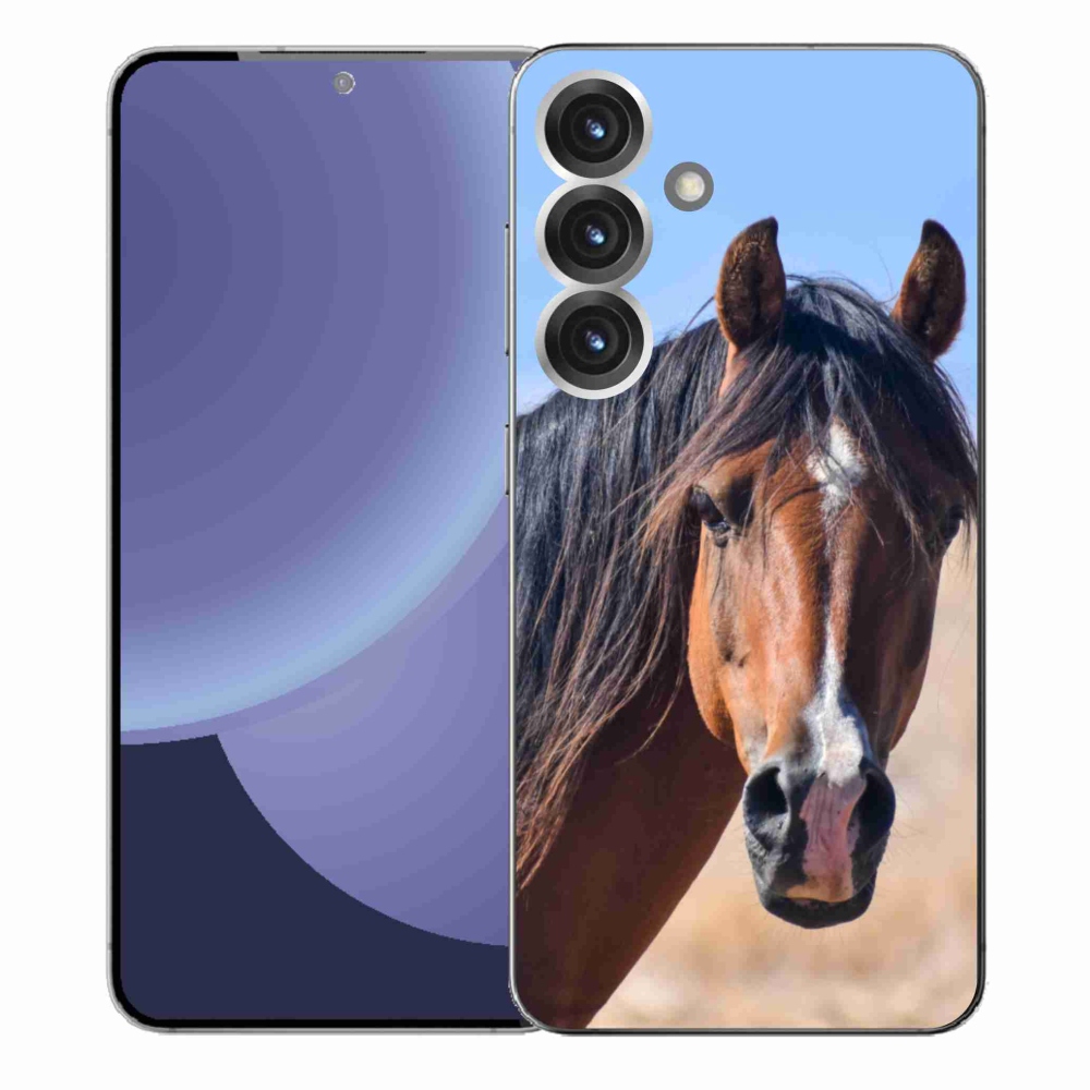 Gelový kryt mmCase na Samsung Galaxy S25+ - klidný kůň