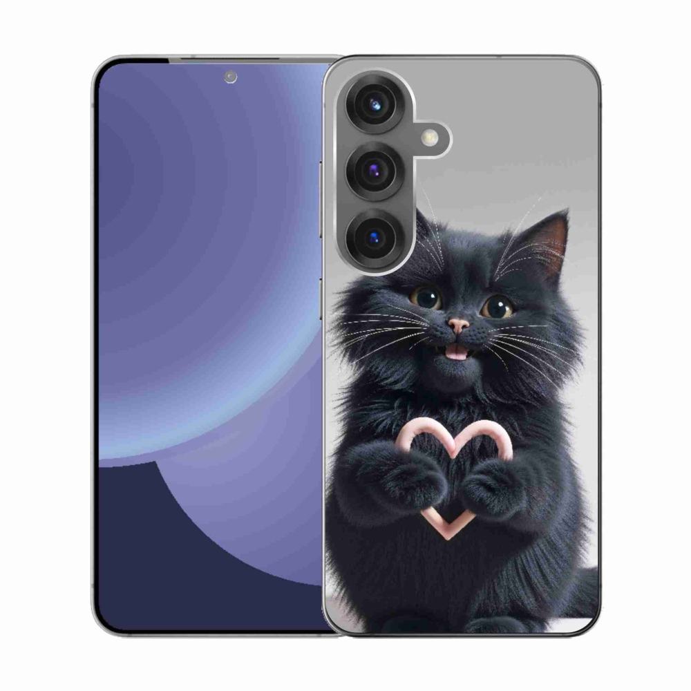 Gelový kryt mmCase na Samsung Galaxy S25 - kočičí láska 3