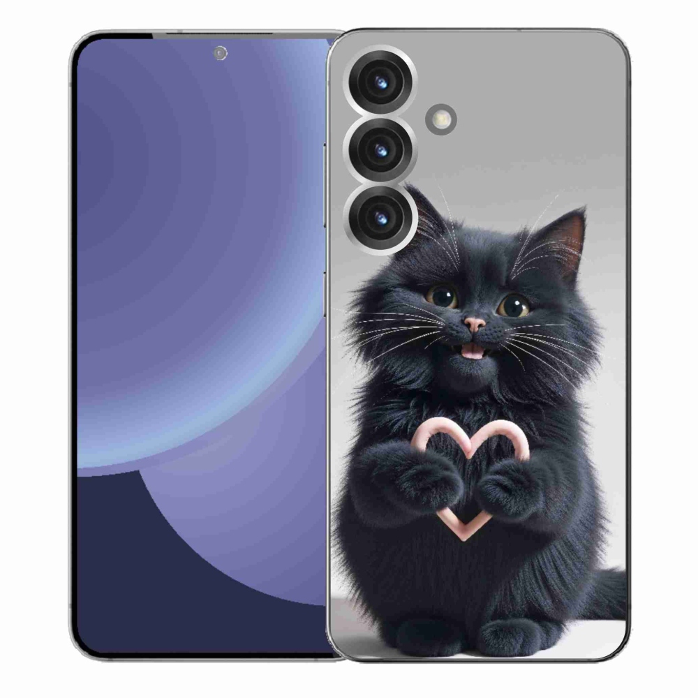 Gelový kryt mmCase na Samsung Galaxy S25+ - kočičí láska 3