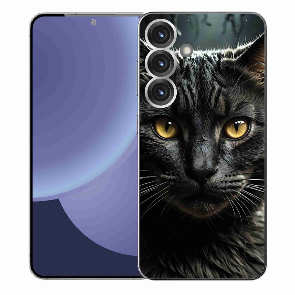 Gelový kryt mmCase na Samsung Galaxy S25+ - kočičí pohled 3