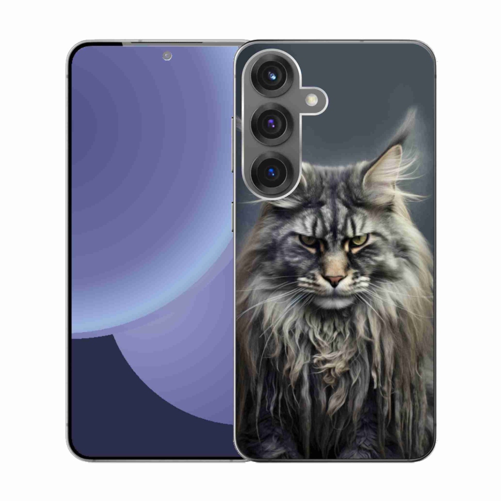 Gelový kryt mmCase na Samsung Galaxy S25 - kočíčí pohled 4