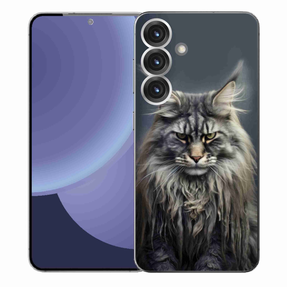 Gelový kryt mmCase na Samsung Galaxy S25+ - kočíčí pohled 4