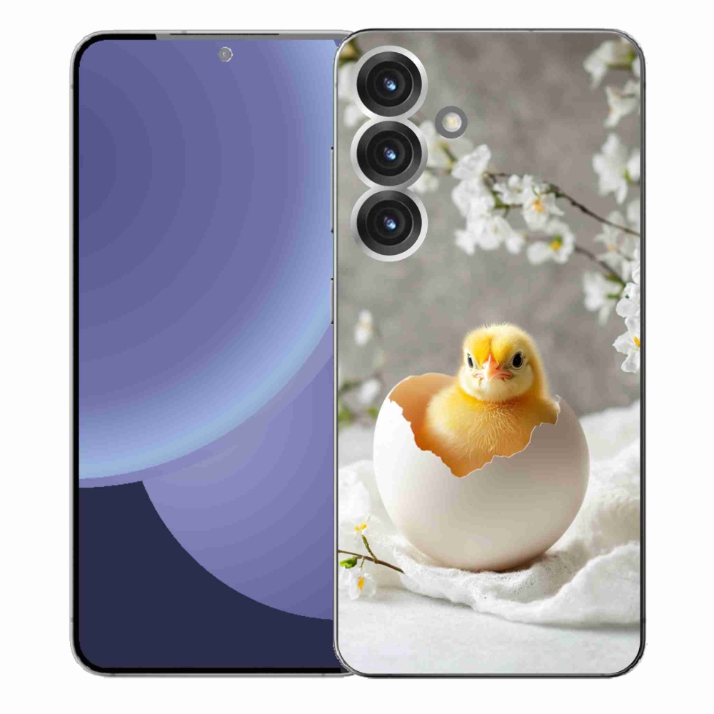 Gelový kryt mmCase na Samsung Galaxy S25+ - kuřátko