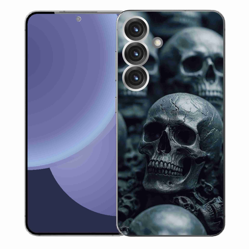 Gelový kryt mmCase na Samsung Galaxy S25+ - lebka 2