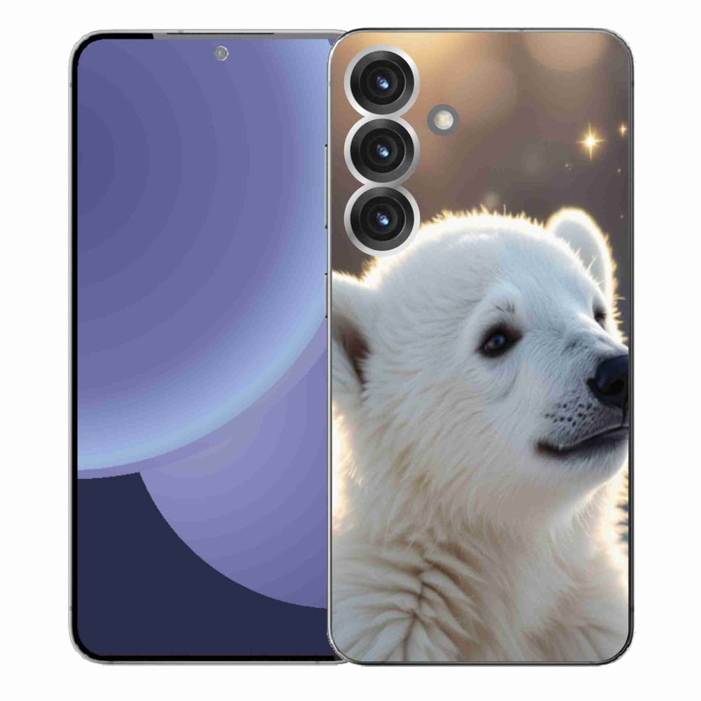 Gelový kryt mmCase na Samsung Galaxy S25+ - lední medvěd