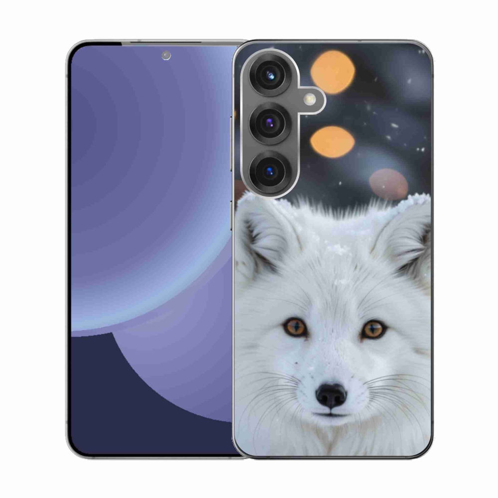 Gelový kryt mmCase na Samsung Galaxy S25 - liška polární