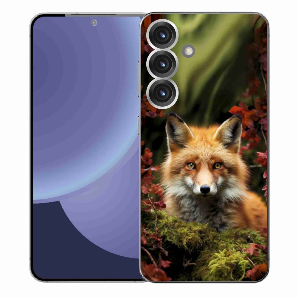 Gelový kryt mmCase na Samsung Galaxy S25+ - liška v lese