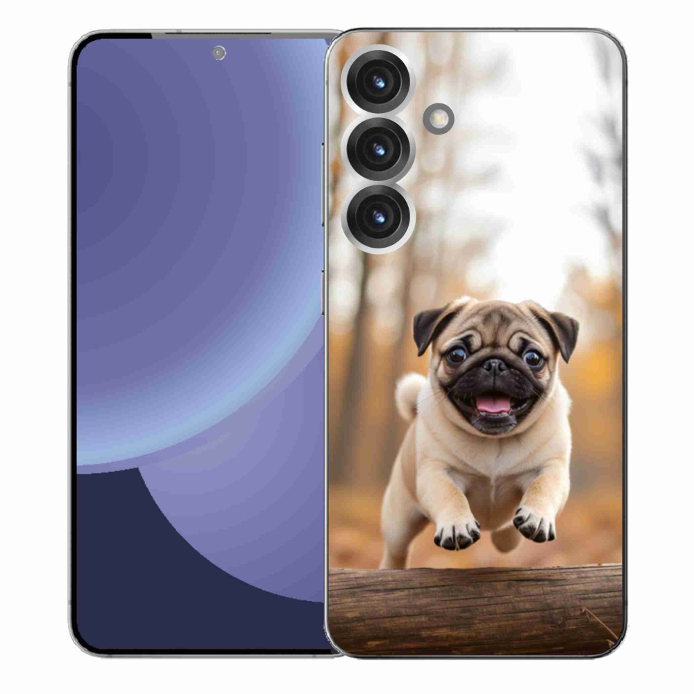 Gelový kryt mmCase na Samsung Galaxy S25+ - mops 2