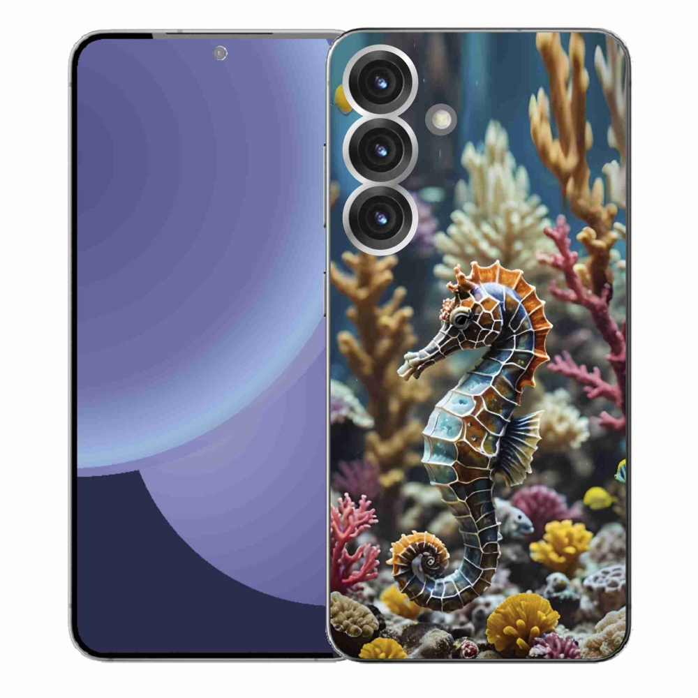 Gelový kryt mmCase na Samsung Galaxy S25+ - mořský koník 2