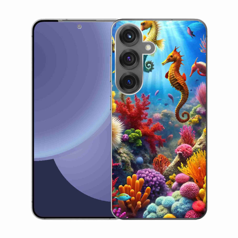 Gelový kryt mmCase na Samsung Galaxy S25 - mořský svět 3
