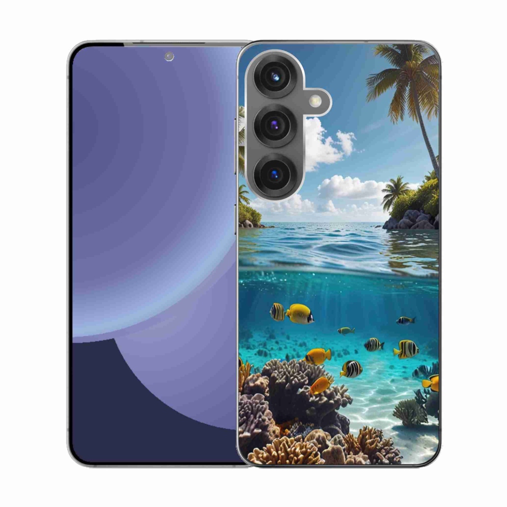 Gelový kryt mmCase na Samsung Galaxy S25 - mořský svět 4