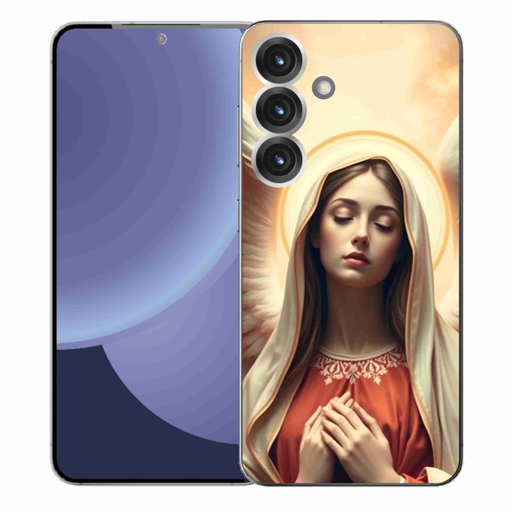 Gelový kryt mmCase na Samsung Galaxy S25+ - náboženský motiv