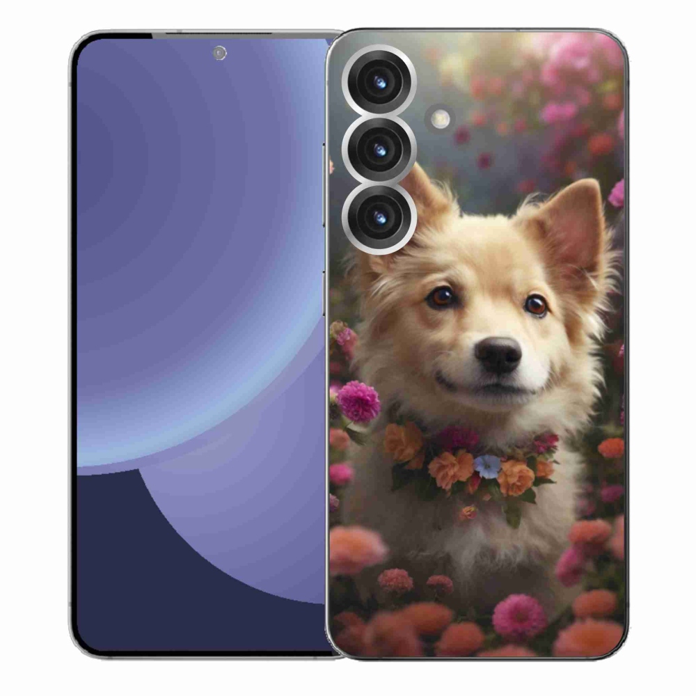 Gelový kryt mmCase na Samsung Galaxy S25+ - německý špic