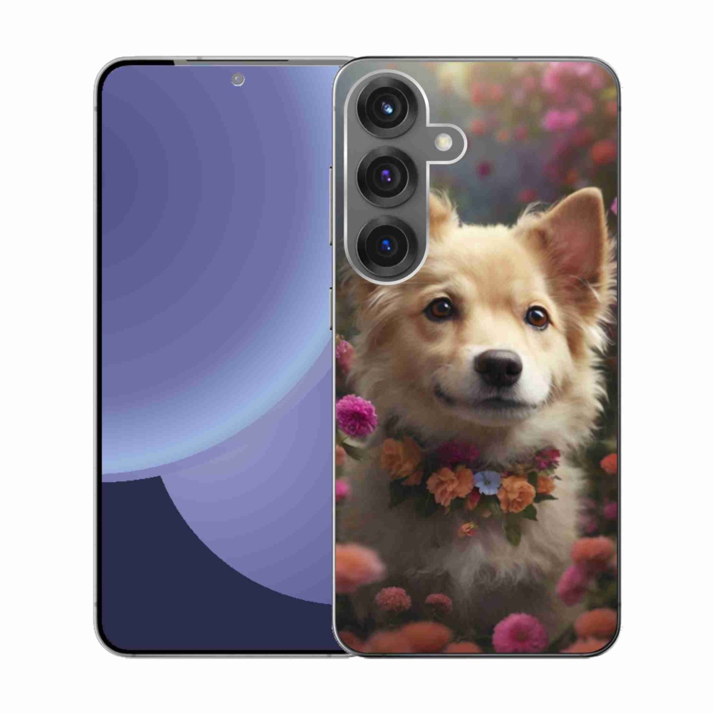 Gelový kryt mmCase na Samsung Galaxy S25 - německý špic