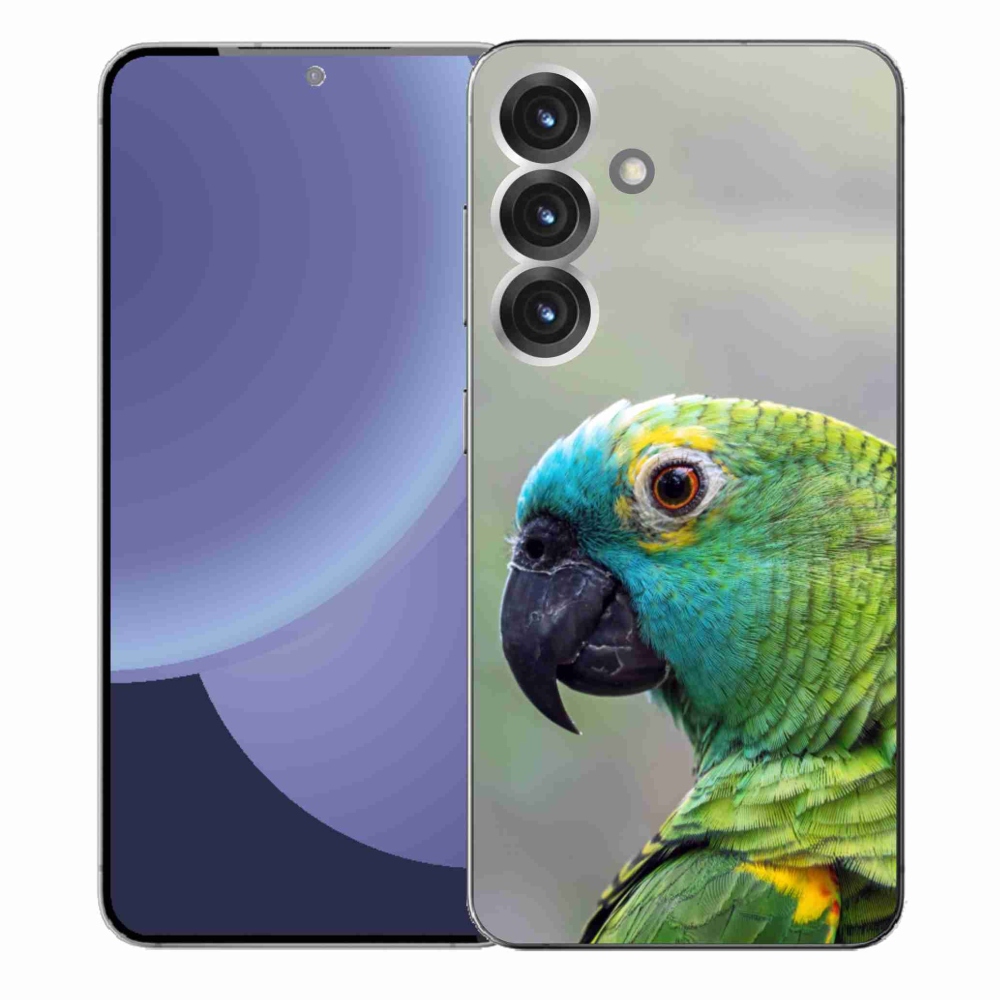 Gelový kryt mmCase na Samsung Galaxy S25+ - papoušek amazoňan