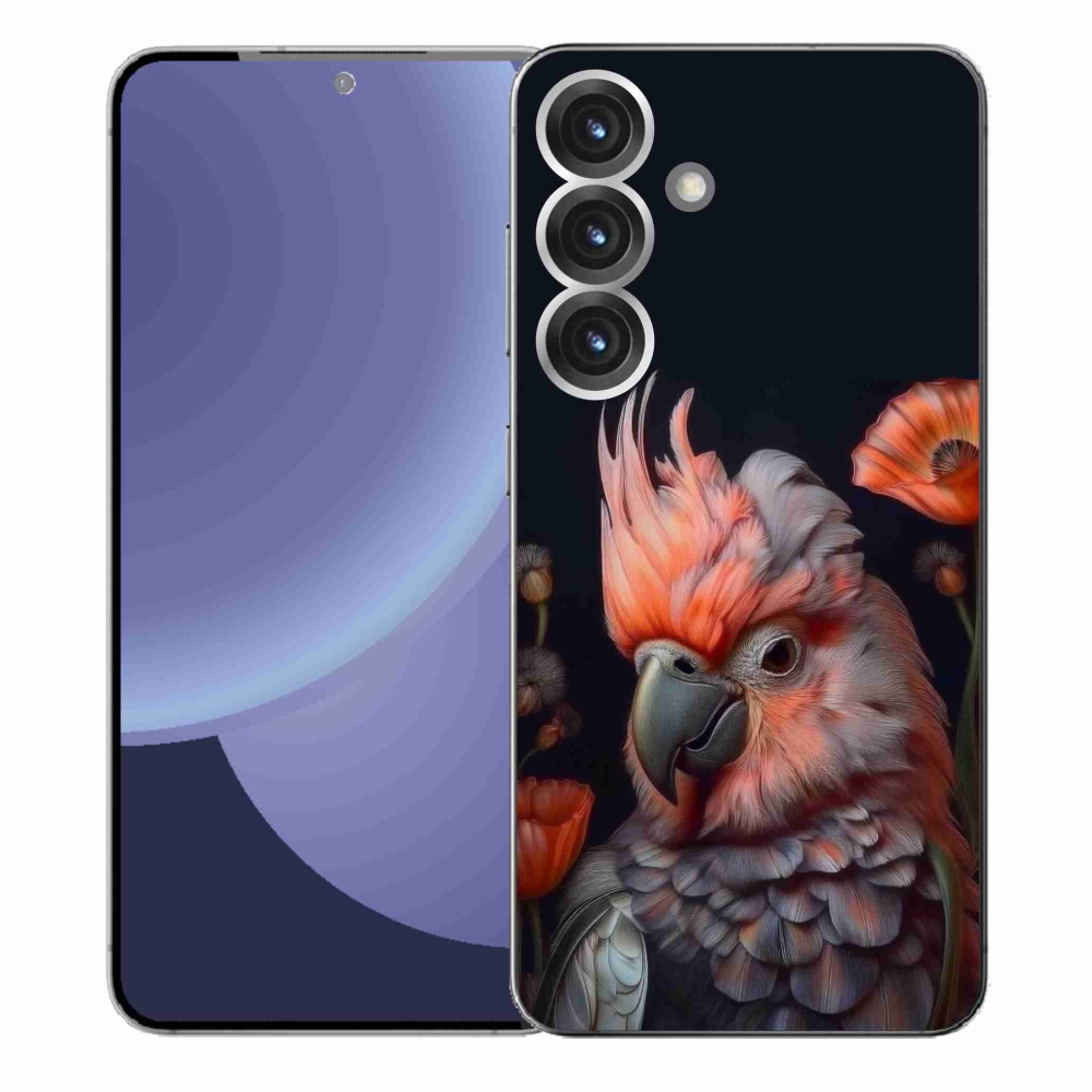 Gelový kryt mmCase na Samsung Galaxy S25+ - papoušek kakadu v barvách