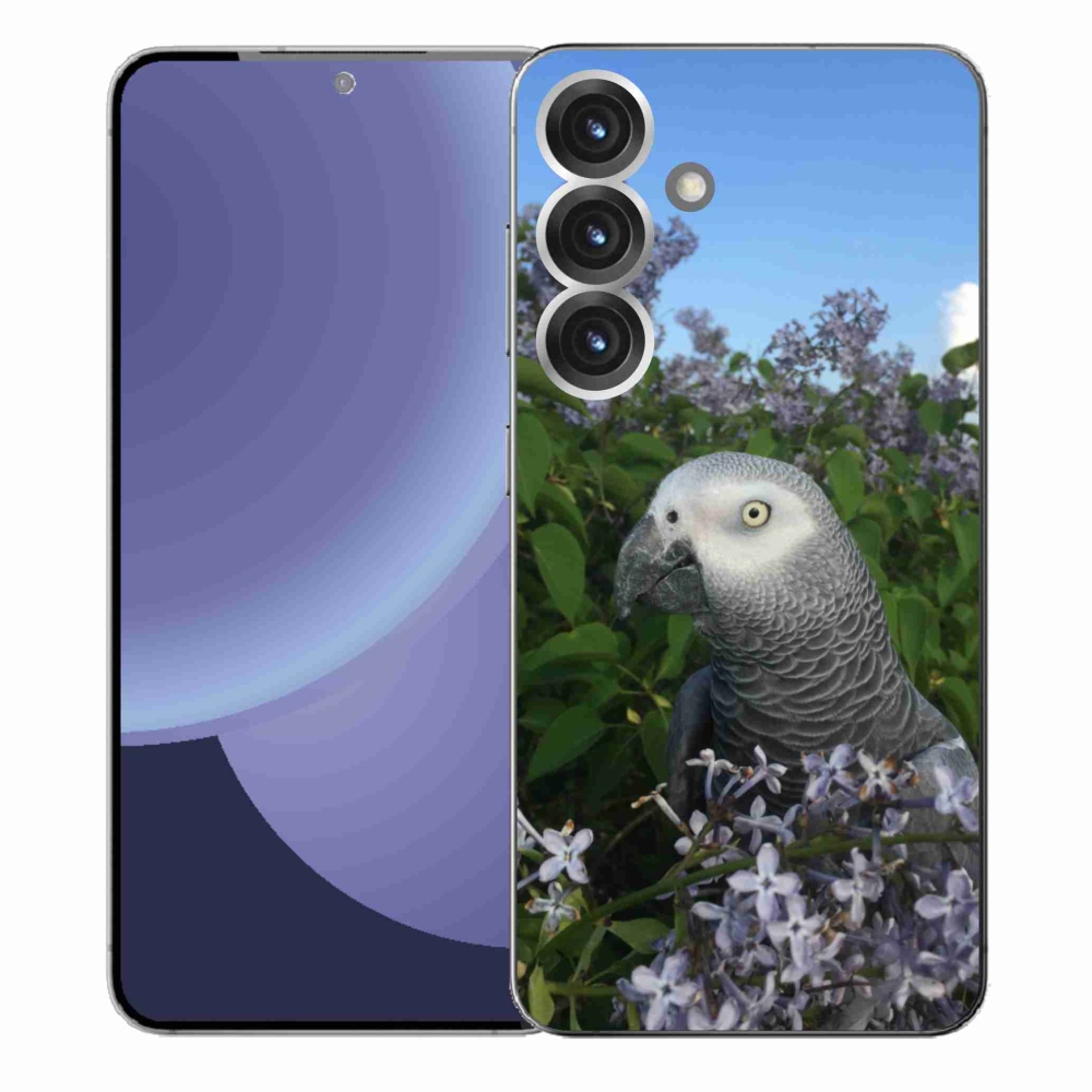Gelový kryt mmCase na Samsung Galaxy S25+ - papoušek žako